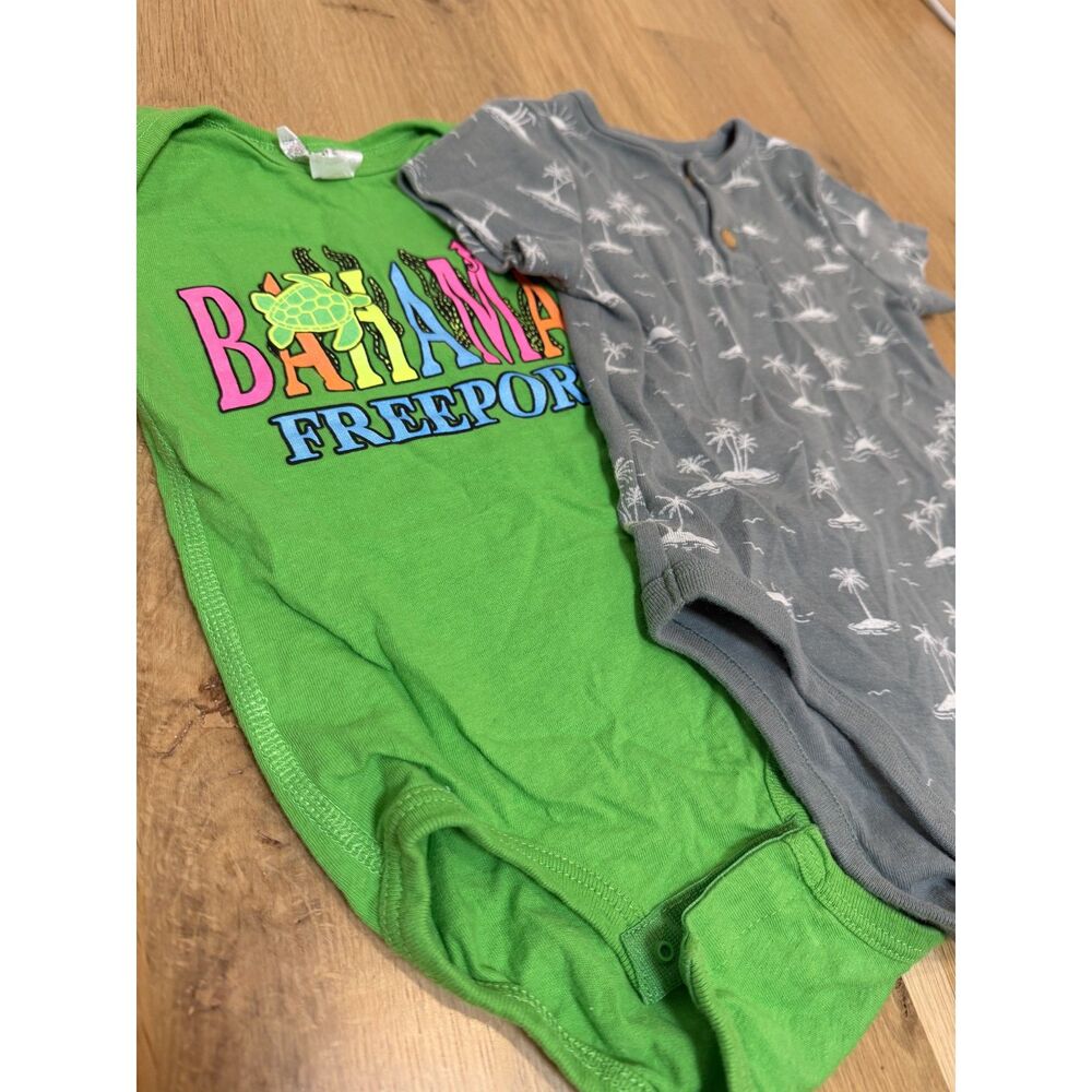 Little Co Lauren Conrad & Rabbit Skins Baby Bodysuit Bundle Size 18M Summer Lot